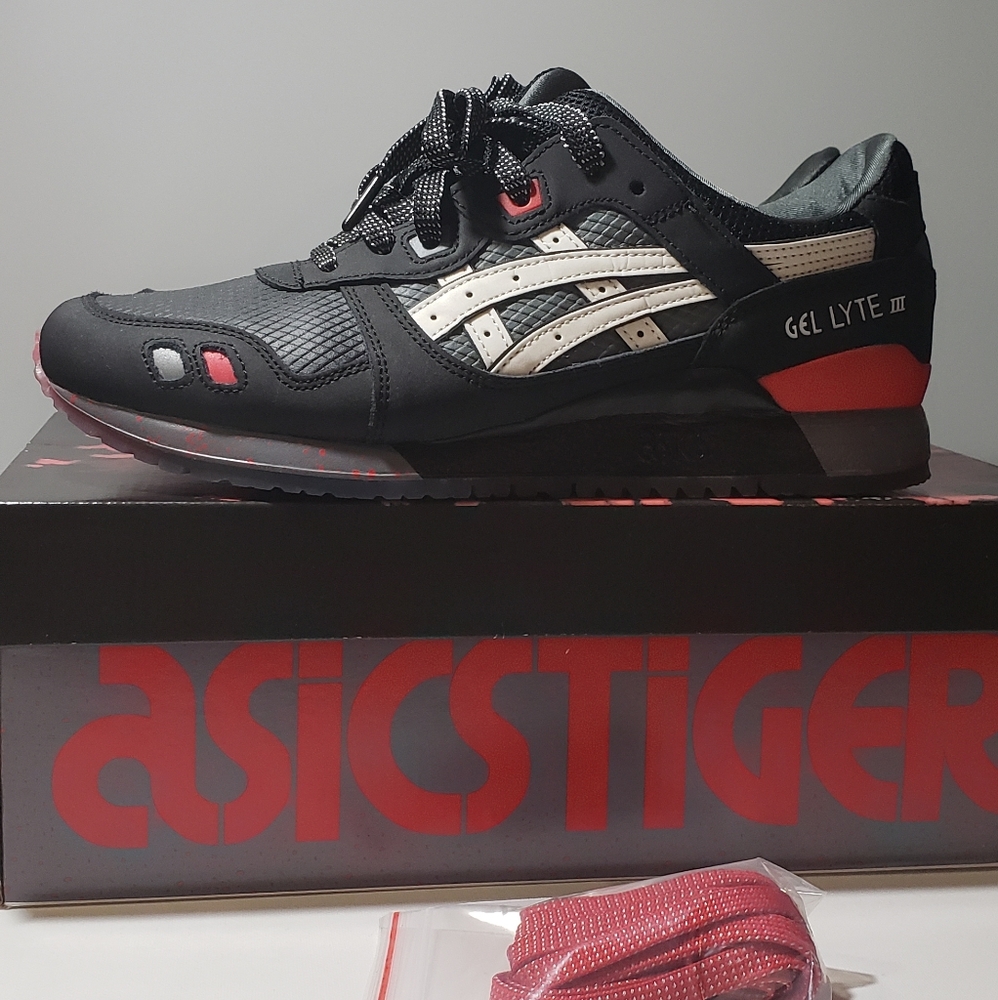 Asics Gel Lyte III Snake Eyes GI Joe Collab Sz 9 U